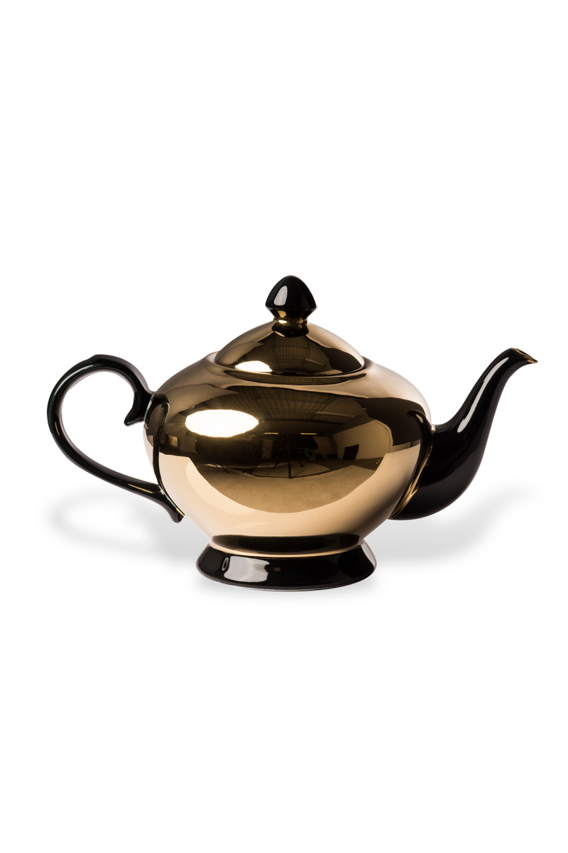 Gold Porcelain Teapot | Pols Potten Legacy | Dutchfurniture.com
