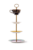 Multi-colored Porcelain High Tea Set | Pols Potten Grandpa | Dutchfurniture.com
