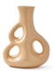 Beige Stoneware Vase M | Pols Potten Three Ears | Dutchfurniture.com