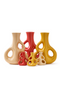 Red Stoneware Vase M | Pols Potten Three Ears | Dutchfurniture.com