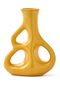 Yellow Stoneware Vase M | Pols Potten Three Ears | Dutchfurniture.com