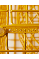 Yellow Metal Wire Stool | Pols Potten Zig Zag | Dutchfurniture.com