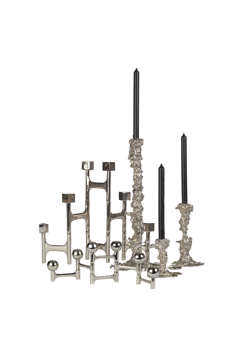Silver Ornate Candle Holder | Pols Potten Drip | Dutchfurniture.com