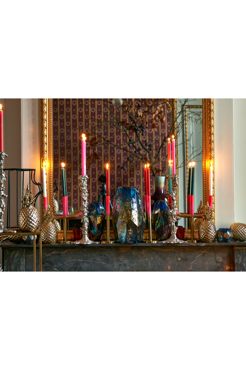Silver Ornate Candle Holder | Pols Potten Drip | Dutchfurniture.com