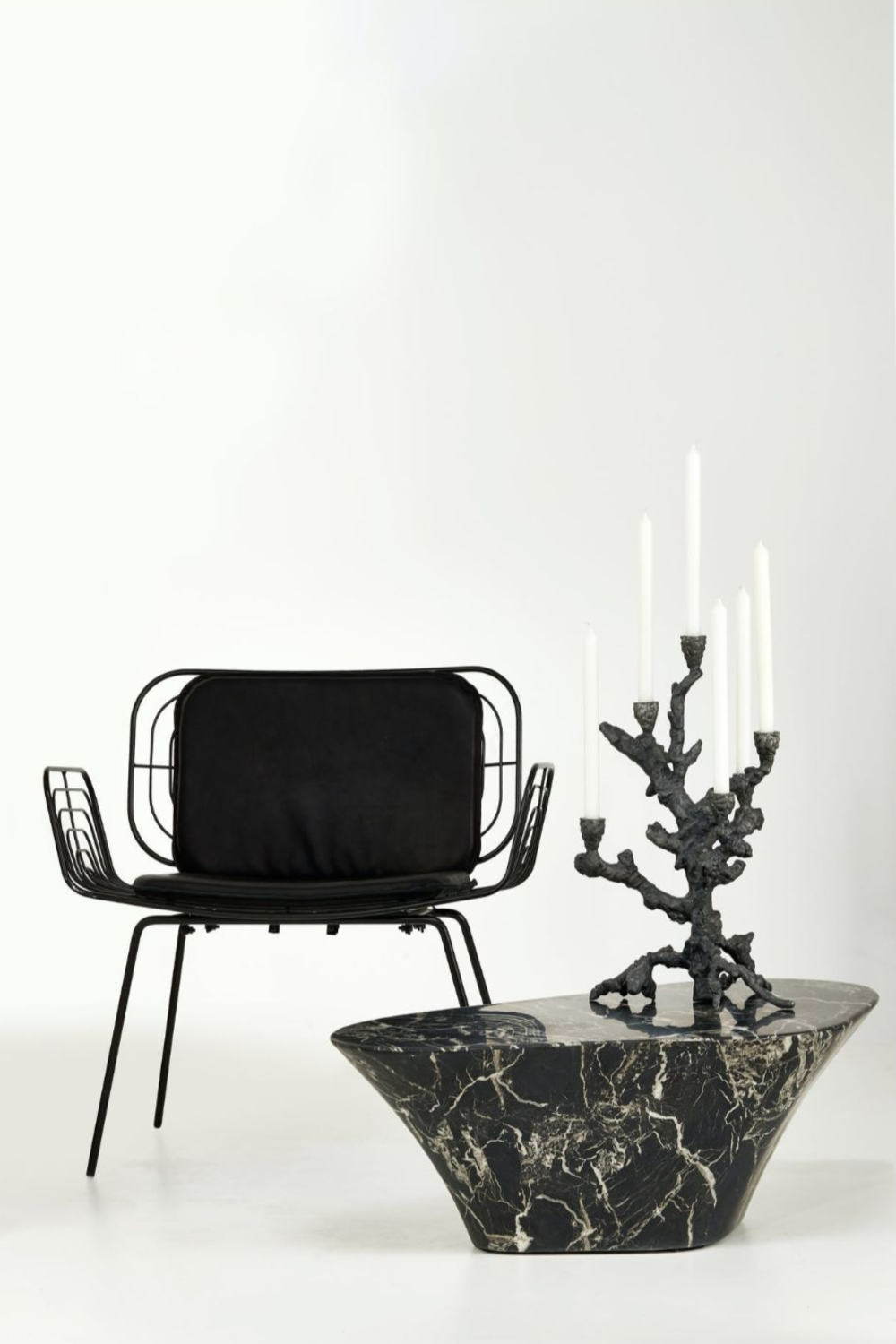 Gray Multi-Arms Candle Holder | Pols Potten Apple Tree | Dutchfurniture.com