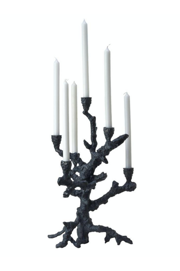 Gray Multi-Arms Candle Holder | Pols Potten Apple Tree | Dutchfurniture.com