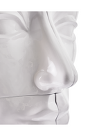 White Sculptural Coffee Table | Pols Potten Head Left | Dutchfurniture.com
