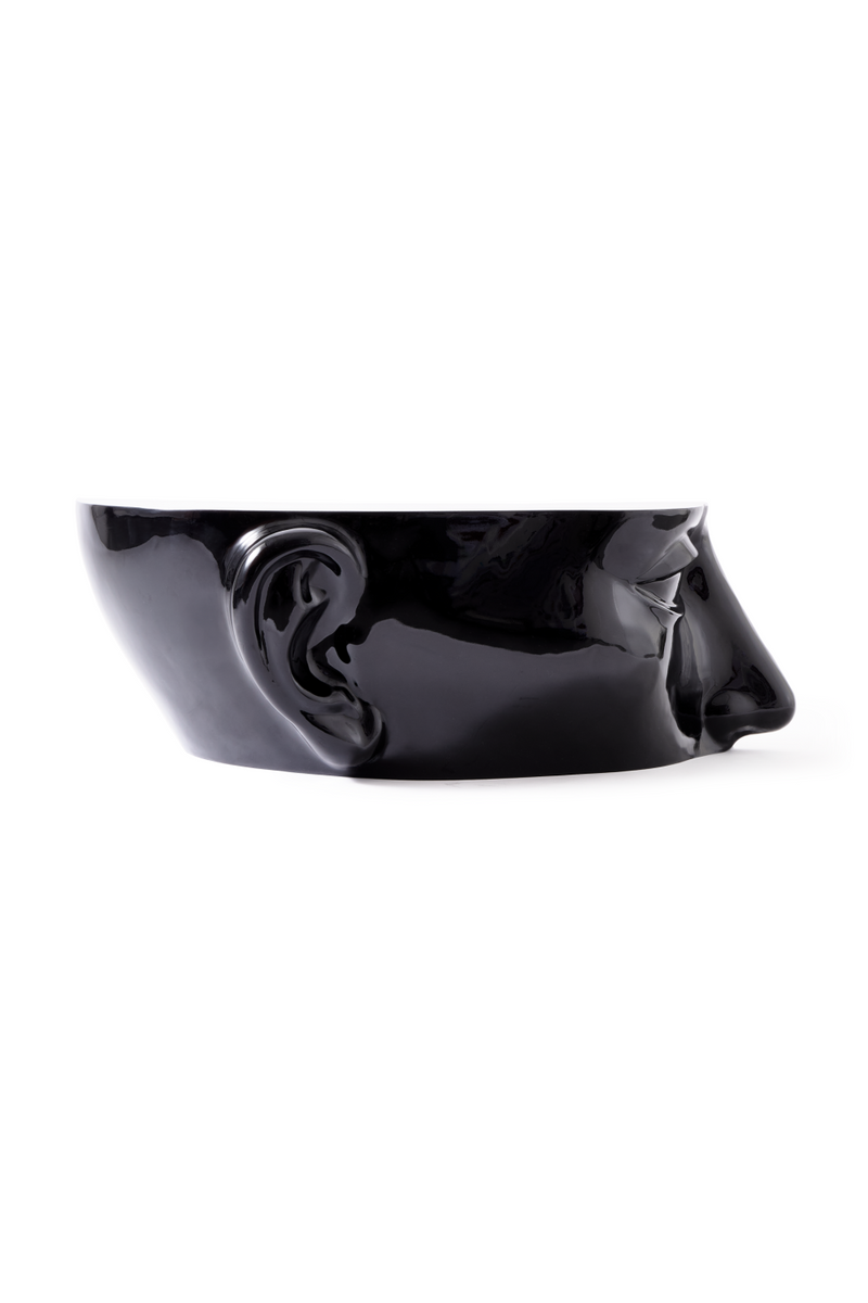 Black Sculptural Coffee Table | Pols Potten Head Left | Dutchfurniture.com