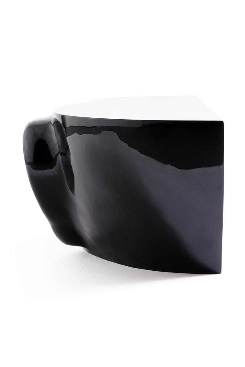 Black Sculptural Coffee Table | Pols Potten Head Right | Dutchfurniture.com