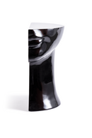 Black Sculptural Chin Coffee Table | Pols Potten Head Right | Dutchfurniture.com