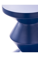 Blue Fiber Glass Outdoor Stool | Pols Potten Zig Zag | Dutchfurniture.com