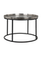 Round Silver Tray Coffee Table | OROA Lyam | Dutchfurniture.com