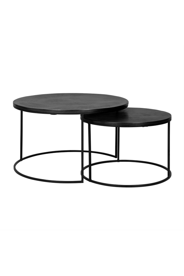 Round Nested Coffee Tables (2) | OROA Bolder | Dutchfurniture.com