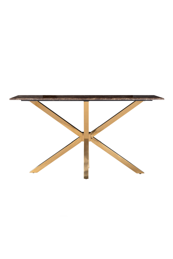 Brown Marble Console Table | OROA Conrad | Dutchfurniture.com