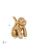 Gold Sculptural Art Decoration | OROA Monkey | Dutchfurniture.com