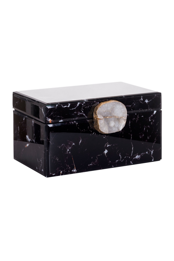 Black Marble Jewelry Box | OROA Maeve | Dutchfurniture.com