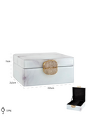 White Marble Jewelry Box | OROA Bayou | Dutchfurniture.com