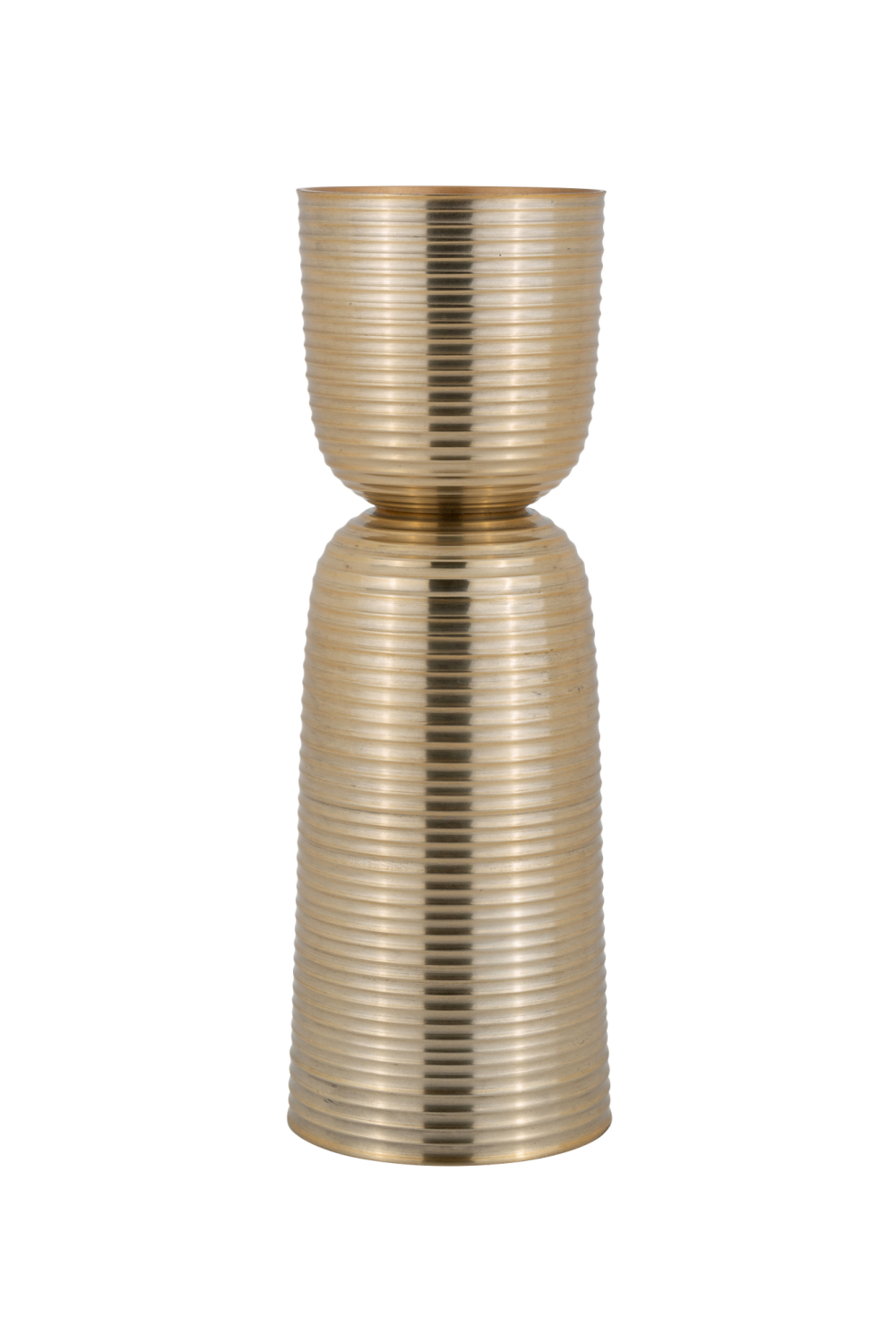 Gold Aluminum Decorative Candlestick L | OROA Jenyd | Dutchfurniture.com