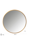 Circular Framed Mirror | OROA Maevy | Dutchfurniture.com