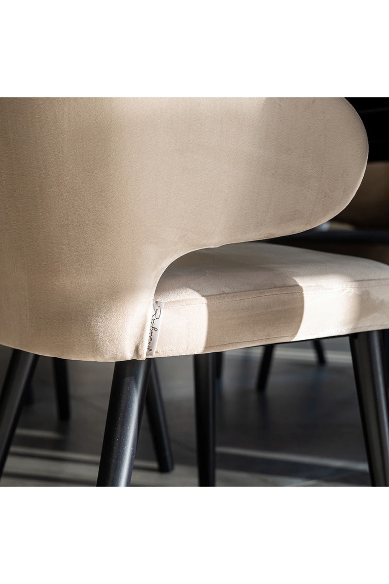 Modern Velvet Dining Chair | OROA Indigo | Dutchfurniture.com