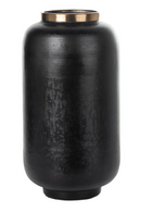 Black Iron Jar Vase M | OROA Delmor | Dutchfurniture.com