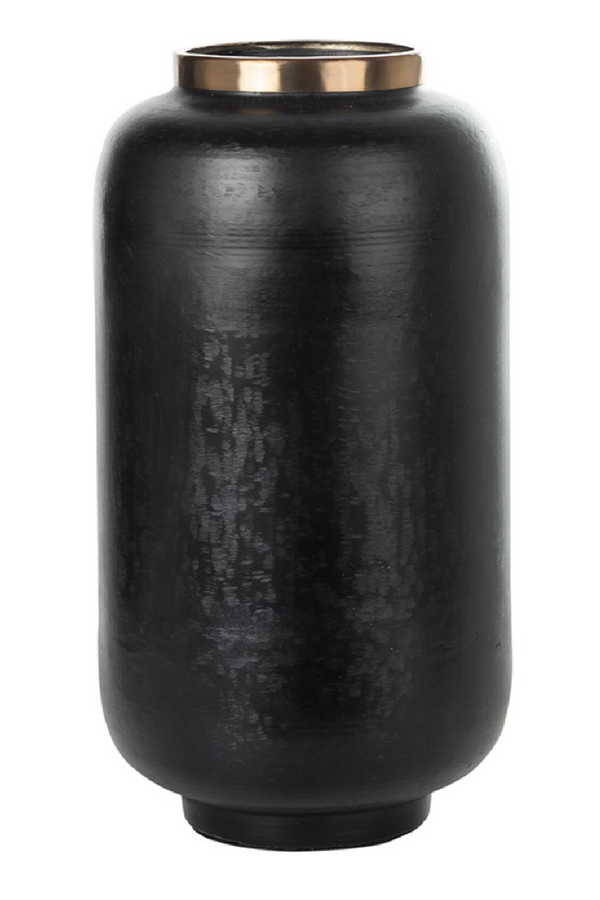 Black Iron Jar Vase M | OROA Delmor | Dutchfurniture.com
