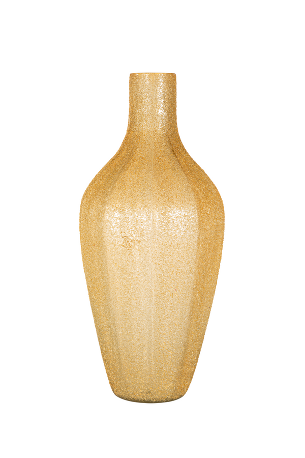 Gold Glass Bottle Vase L | OROA Cilou | Dutchfurniture.com