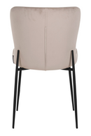 Khaki Velvet Dining Chair | OROA Darby | Dutchfurniture.com