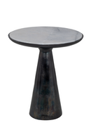 Marble Top Pedestal End Table | OROA Ethan | Dutchfurniture.com