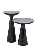 Marble Top Pedestal End Table | OROA Ethan | Dutchfurniture.com