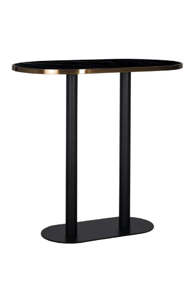 Oval Marble Bar Table | OROA Zenza | Dutchfurniture.com