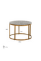 Round Patterned Coffee Table | OROA Bliss | Dutchfurniture.com