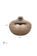 Round Gold Bud Vase L | OROA Hanna | Dutchfurniture.com