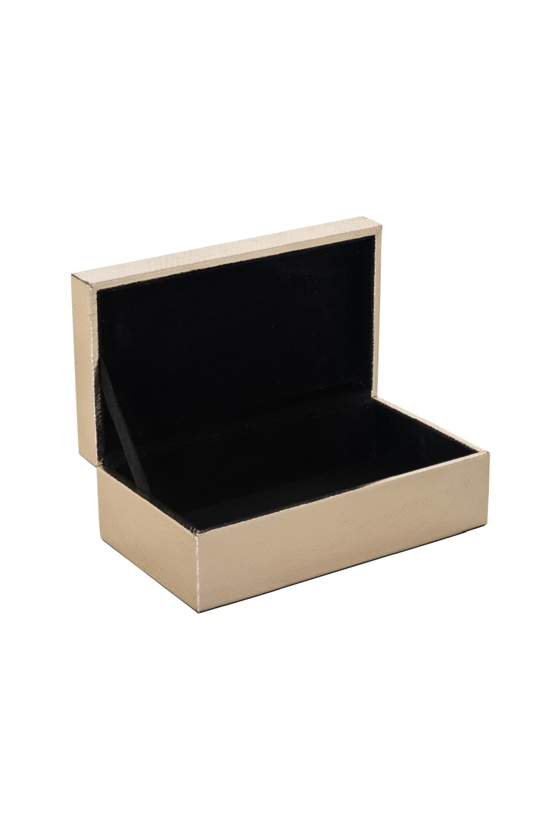 Gold Contemporary Storage Box | OROA Norah | Dutchfurniture.com