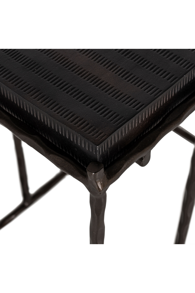 Black Aluminum Sofa Table | OROA Ventana | Dutchfurniture.com