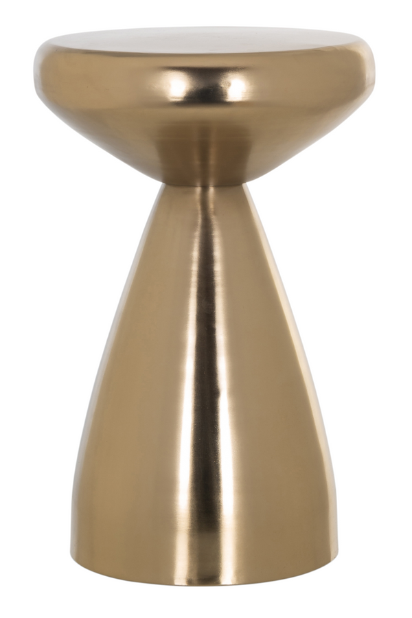 Gold Pedestal End Table | OROA Arlo | Dutchfurniture.com