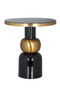 Black Pedestal End Table | OROA Mose | Dutchfurniture.com