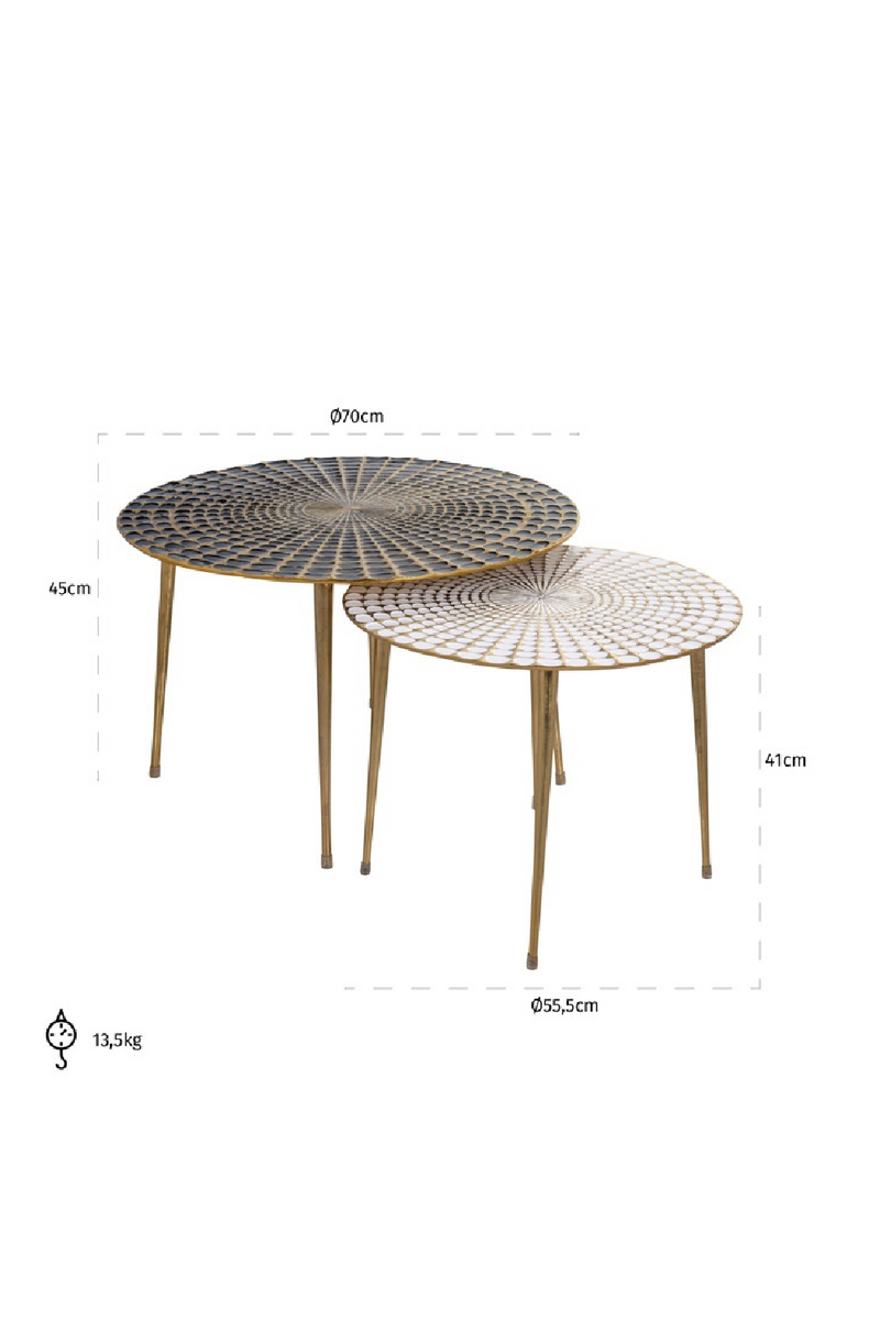 Modern Art Deco Coffee Tables (2) | OROA Esmay | Dutchfurniture.com
