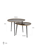 Aluminum Organic Coffee Table (2) | OROA Louve | Dutchfurniture.com