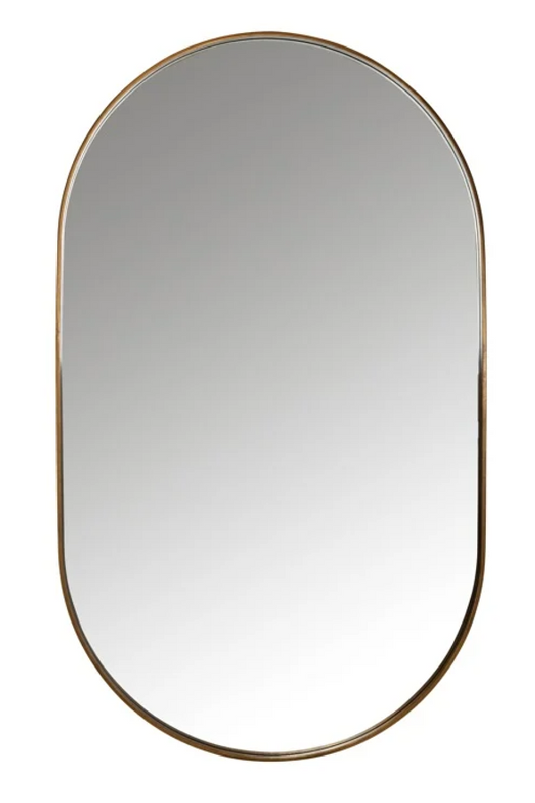 Gold Oval Mirror | OROA Skylar | Dutchfurniture.com