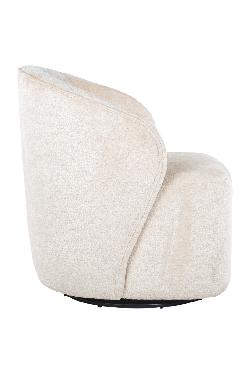 Chenille Swivel Easy Chair | OROA Sofia | Dutchfurniture.com