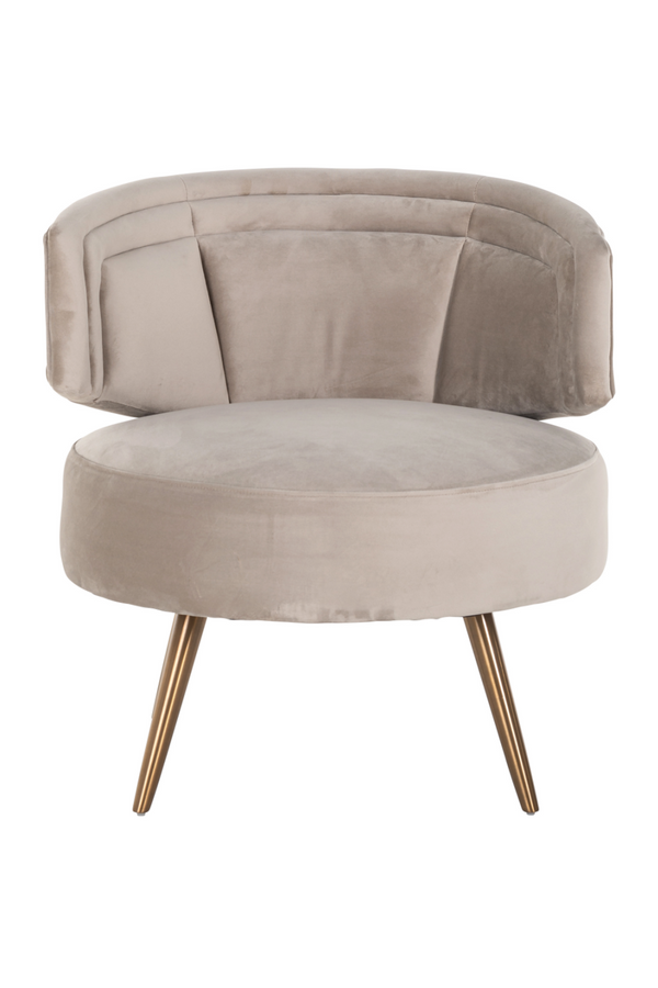 Modern Velvet Easy Chair | OROA Hazel | Dutchfurniture.com