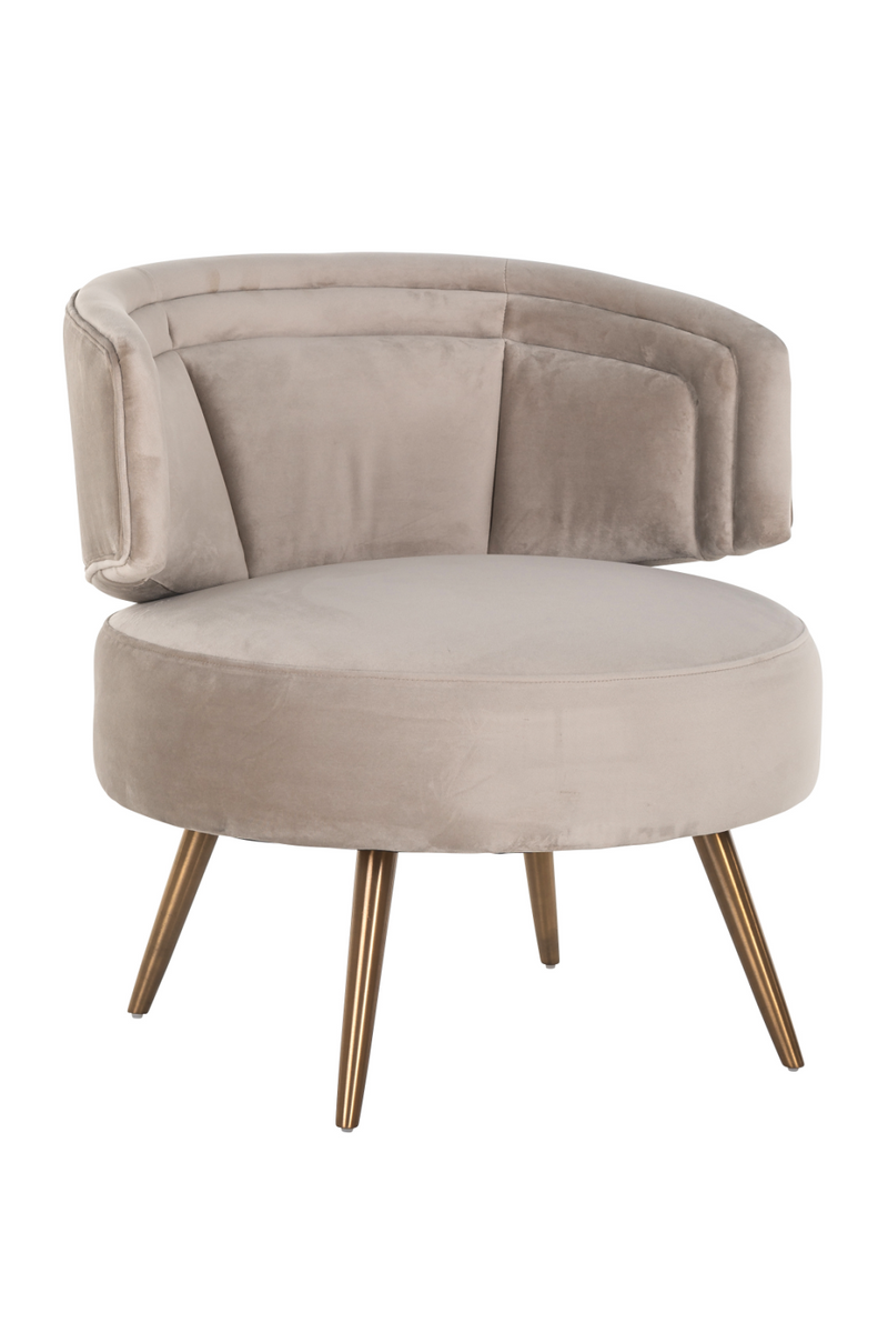 Modern Velvet Easy Chair | OROA Hazel | Dutchfurniture.com