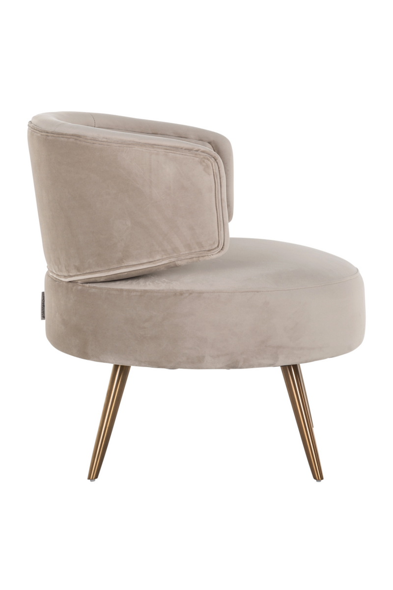 Modern Velvet Easy Chair | OROA Hazel | Dutchfurniture.com