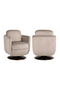 Upholstered Modern Swivel Chair | OROA Turner | Dutchfurniture.com