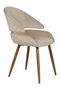 Khaki Velvet Accent Chair Set (2) | OROA Denny | Dutchfurniture.com