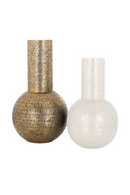 Gold Aluminum Rustic Vase L | OROA Darcey | Dutchfurniture.com