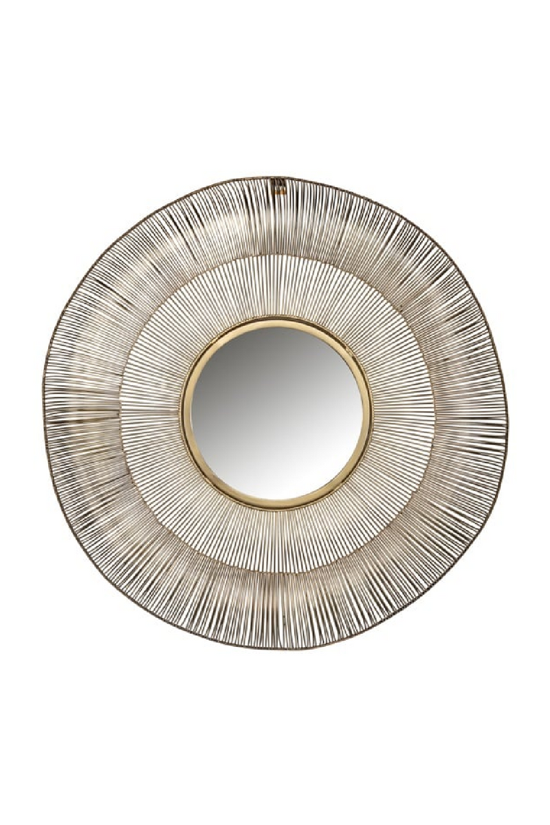 Brushed Gold Decorative Mirror | OROA Aliza | Dutchfurniture.com