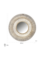 Brushed Gold Decorative Mirror | OROA Aliza | Dutchfurniture.com