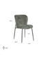 Upholstered Minimalist Dining Chair | OROA Darby | Dutchfurniture.com